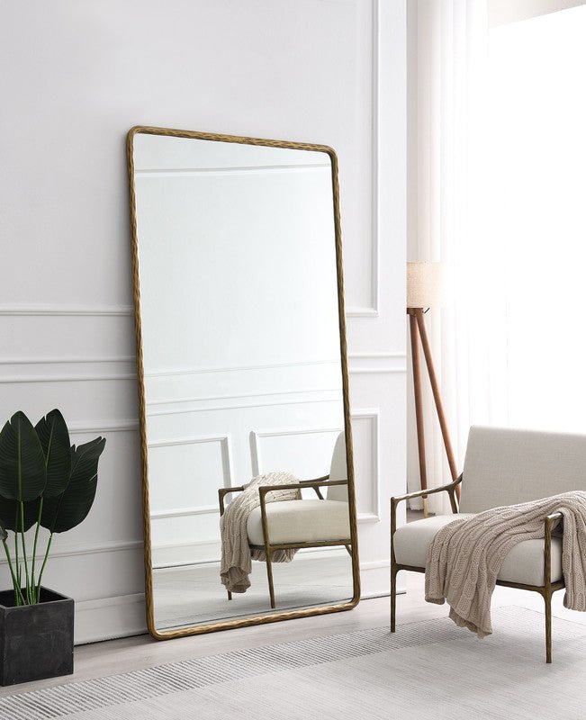 iron mirror- Gold XLarg Mirror