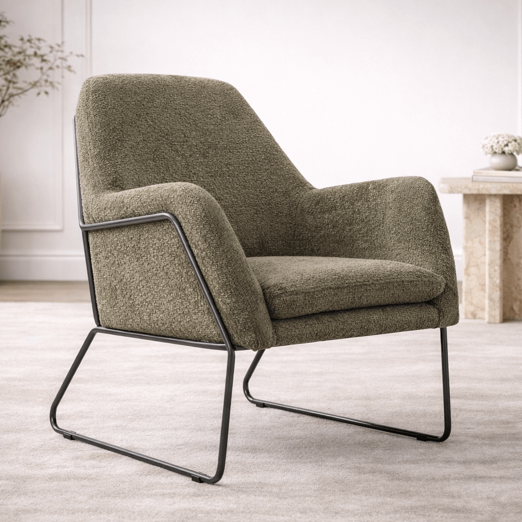 Iscaro Olive Arm Chair