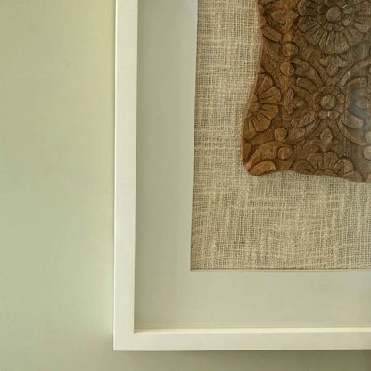 Izmil Carved Wooden Wall Panel 1