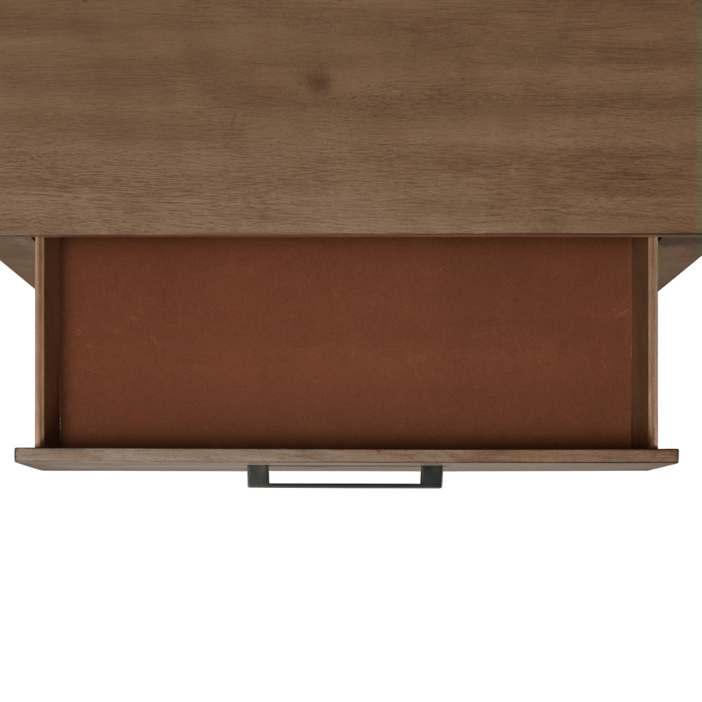 Jolene 2-Drawer Nightstand W/ Usb In Grey