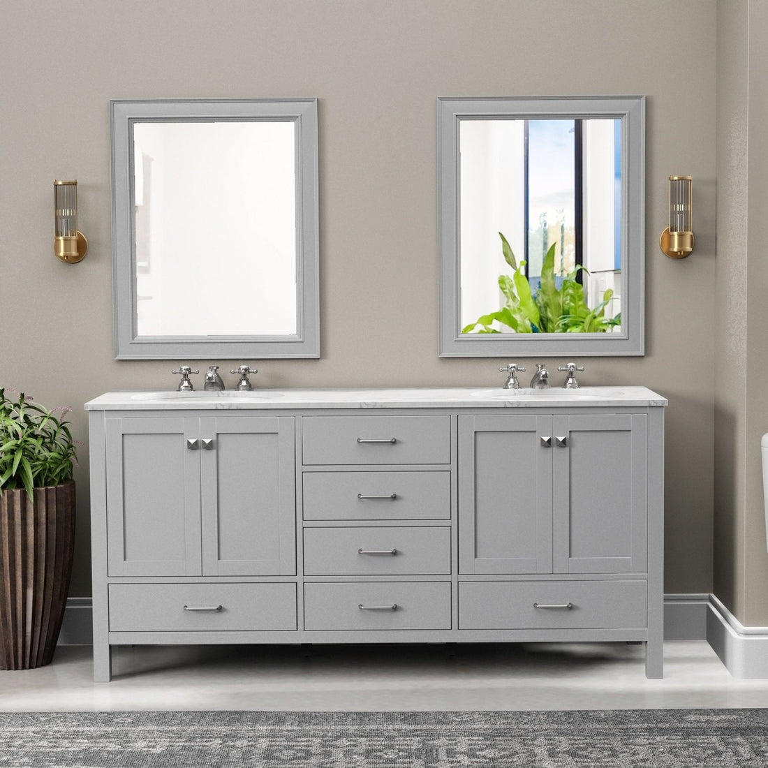 K 72" Vanity
