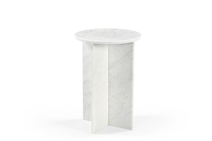Kendall MARBLE SIDE TABLE White