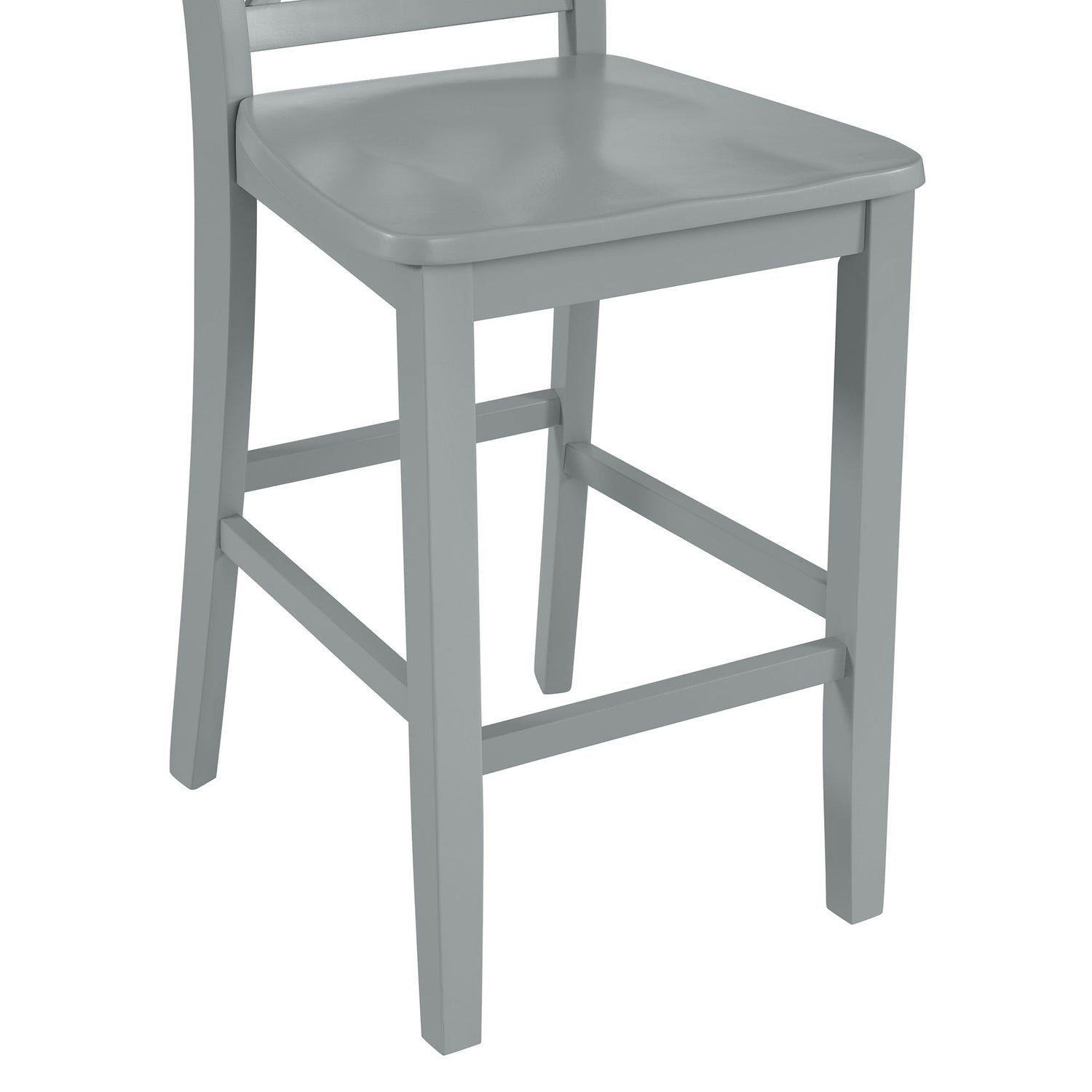 Kona Lattice Back Counter Side Chair in Grey (2 Per Carton)