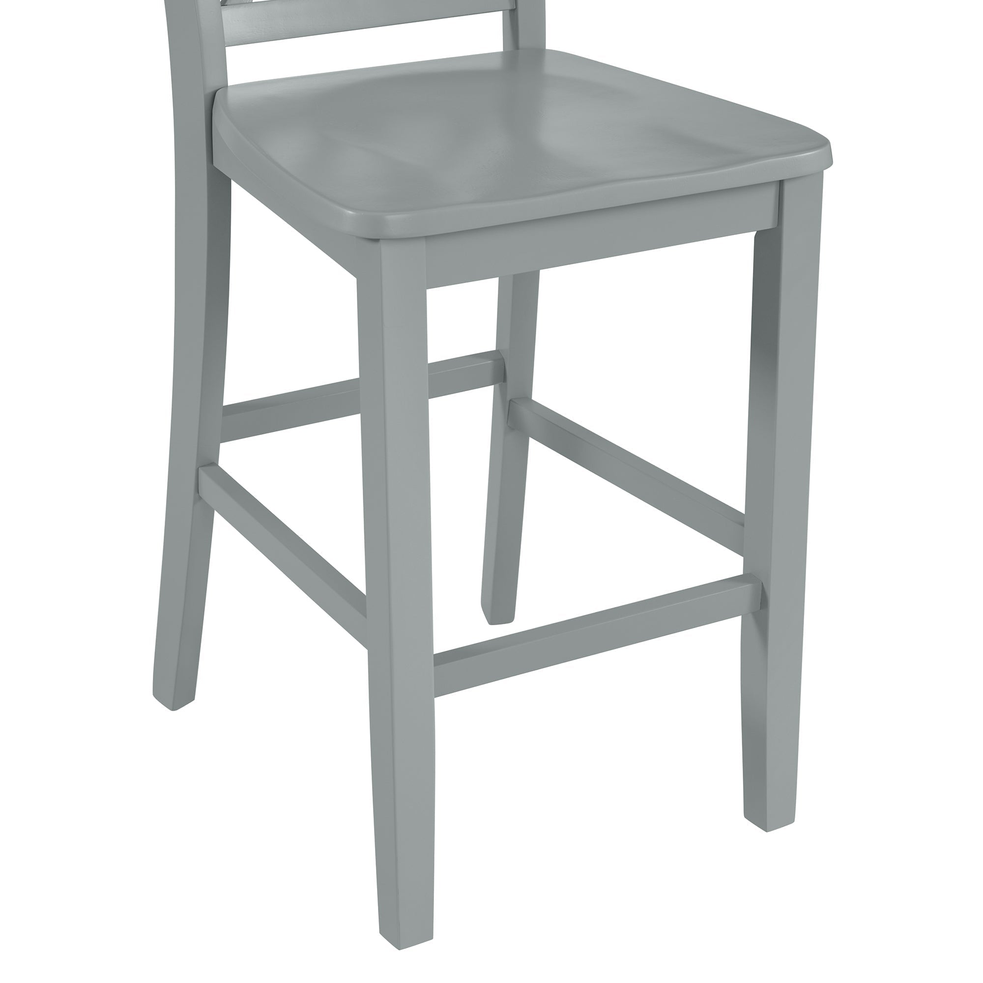 Kona Lattice Back Counter Side Chair in Grey (2 Per Carton)