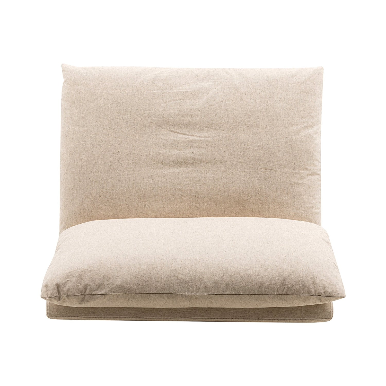 La Jolia Natural Linen Armless Chair