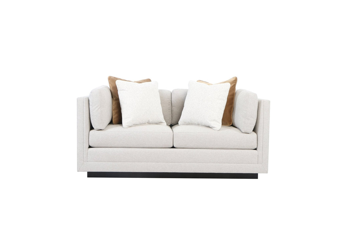 Layal Chic Gold Loveseat