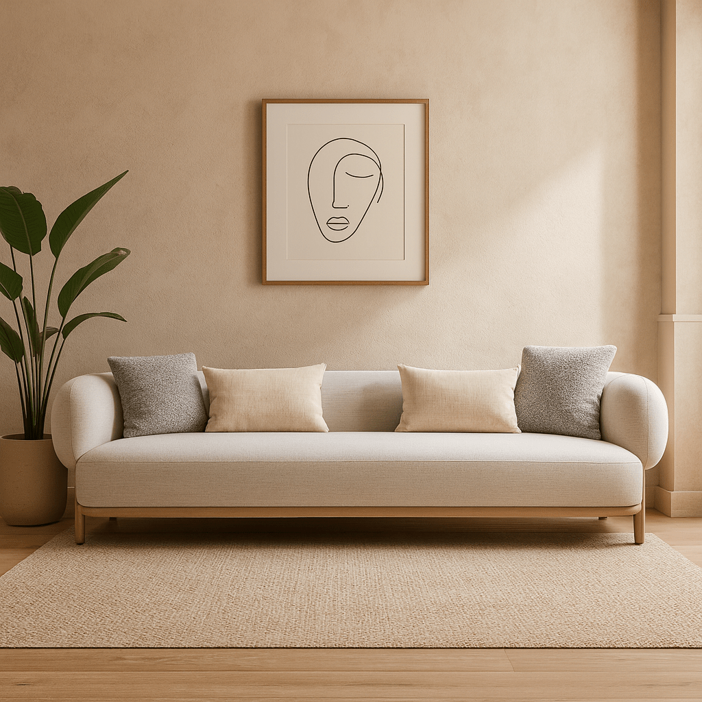 Leaner 4 seater sofa