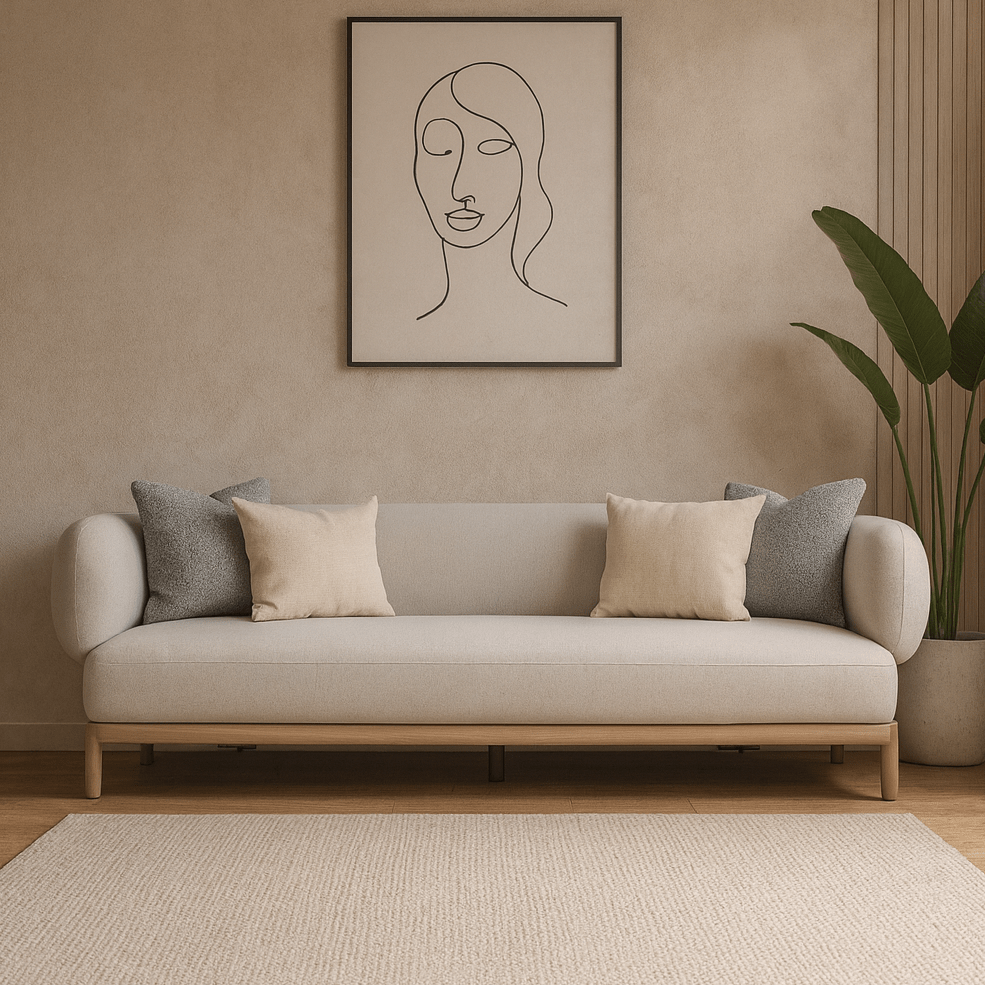Leaner Beige XXL Sofa