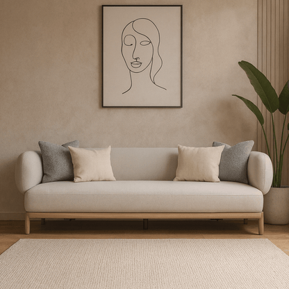 Leaner Beige XXL Sofa