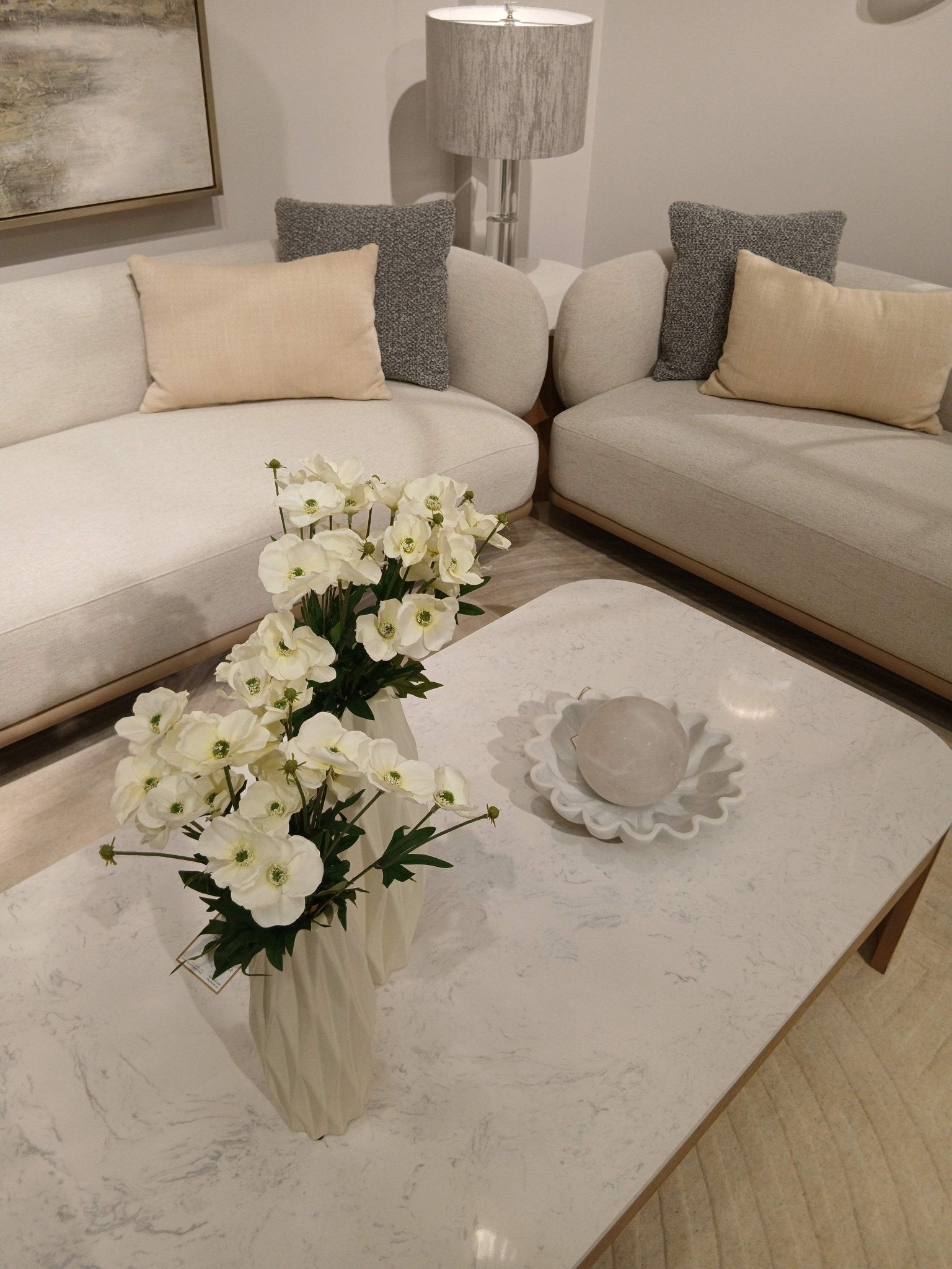 Leaner 3 seater sofa