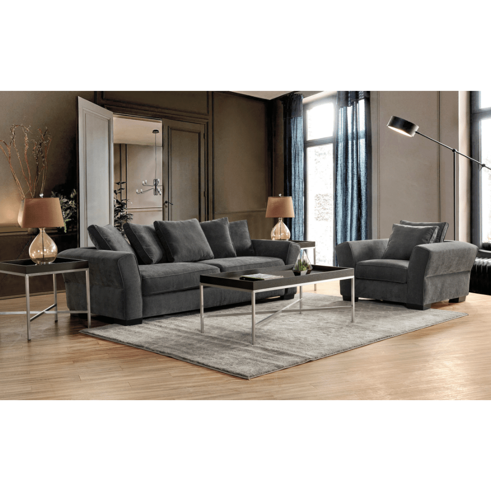 Lexon Grey Loveseat