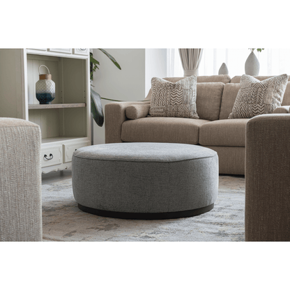 Linen Ottoman W91xH36cm
