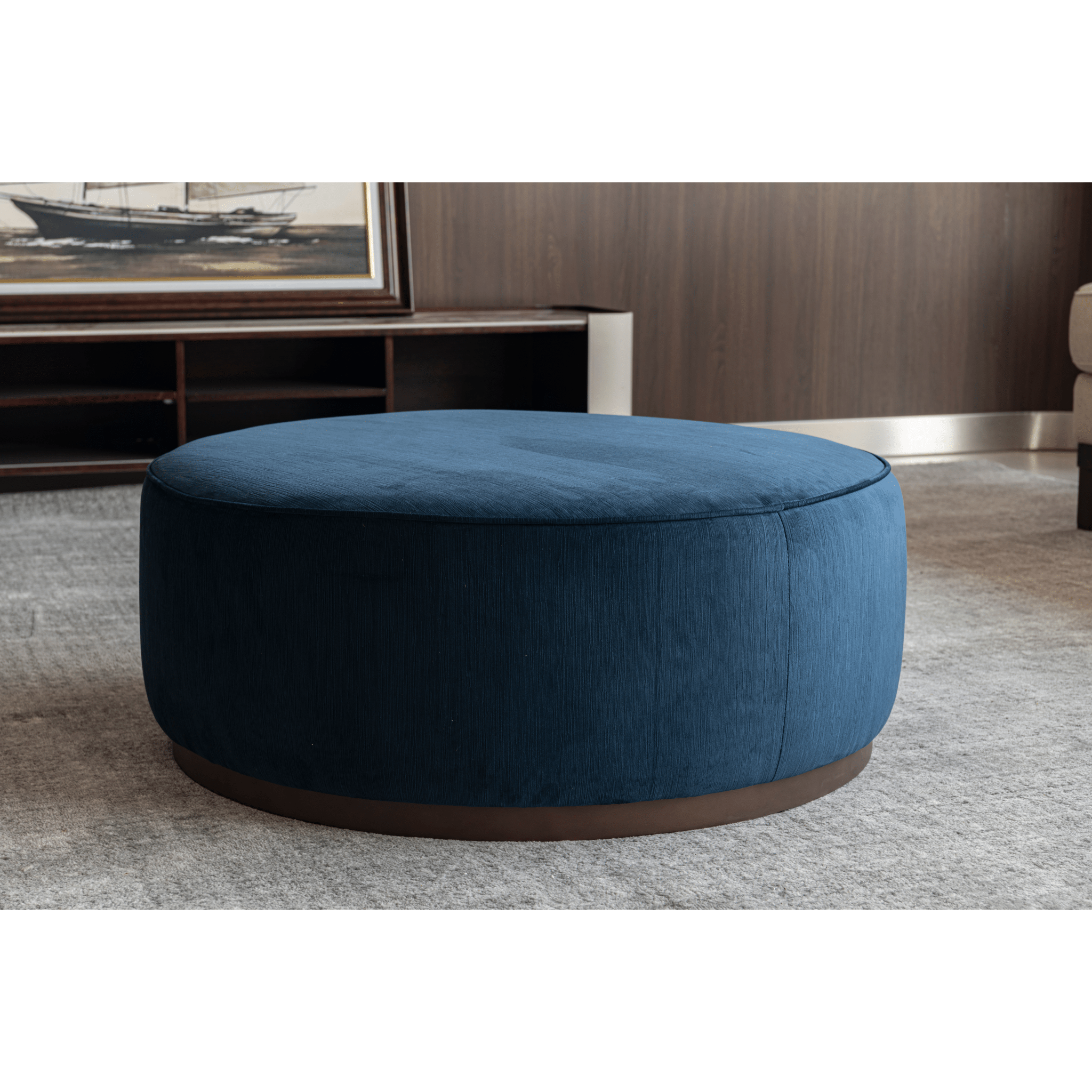Linen Ottoman W91xH36cm