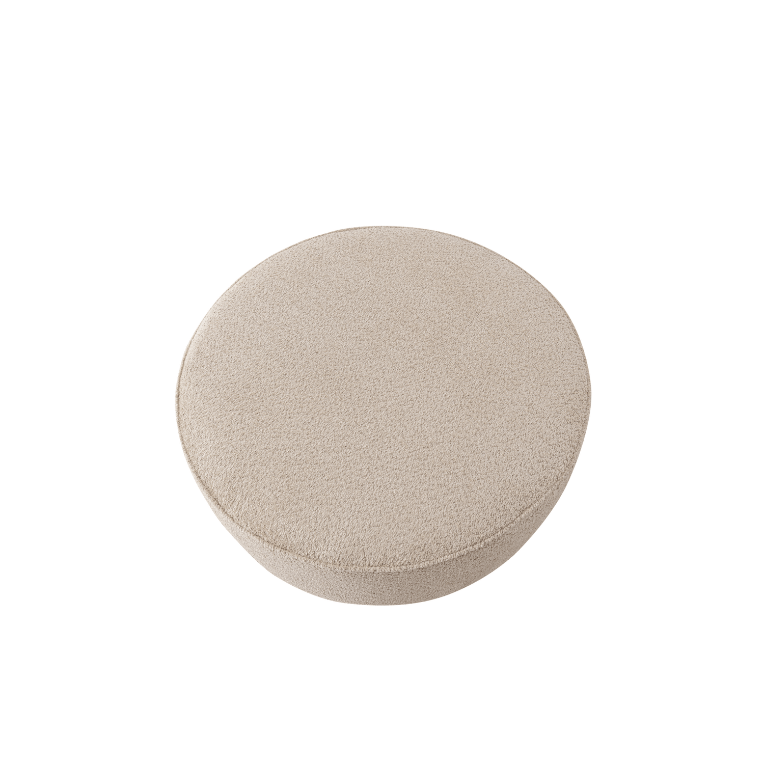 Oatmeal Linen Ottoman W91xH36cm