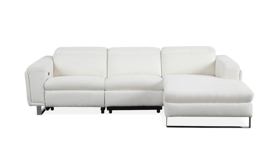 LuxChaise Grey Motion Power Sectional