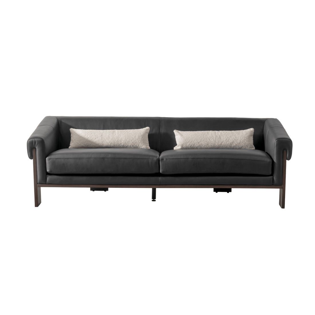 Luxe Living Black 4 Seater Sofa W232