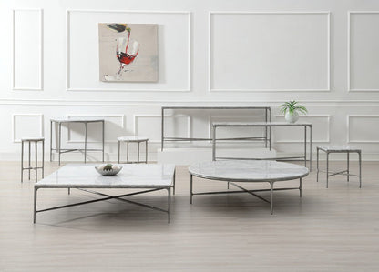 Luxo Side Table With Marble Top