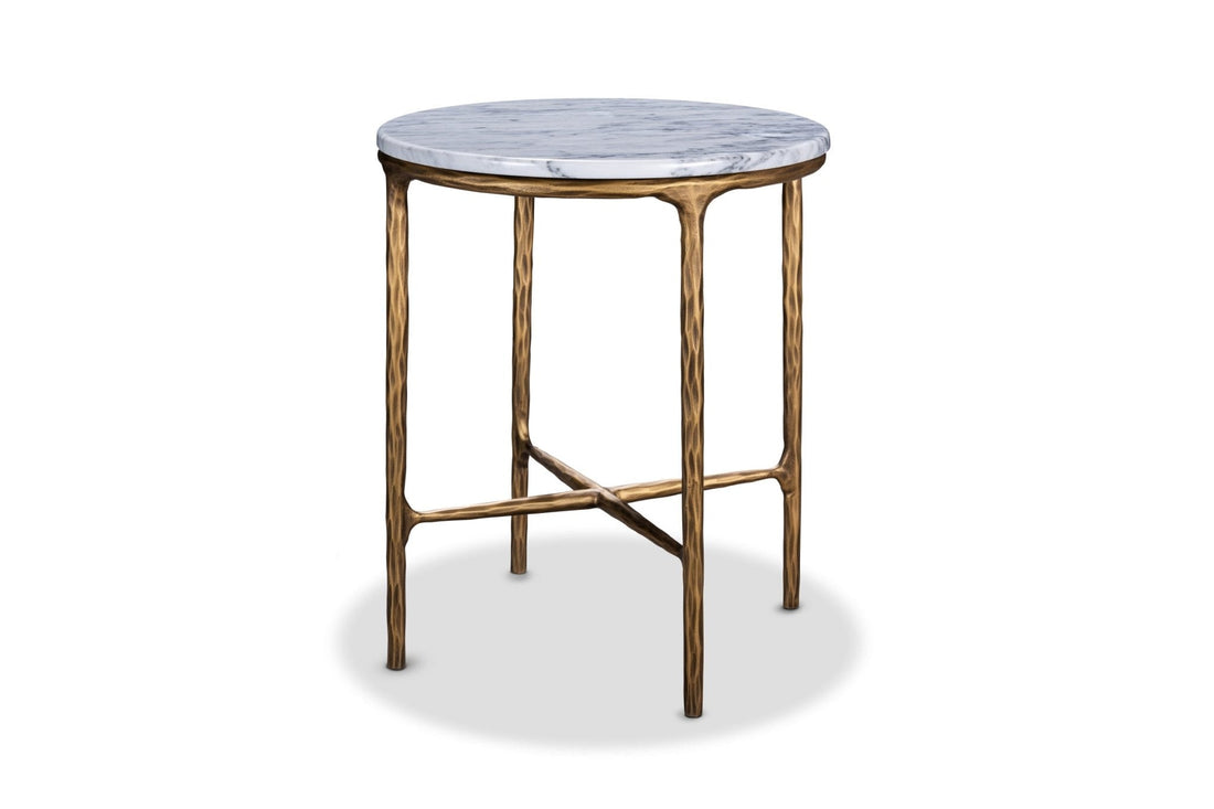 Luxo Side Table With Marble Top