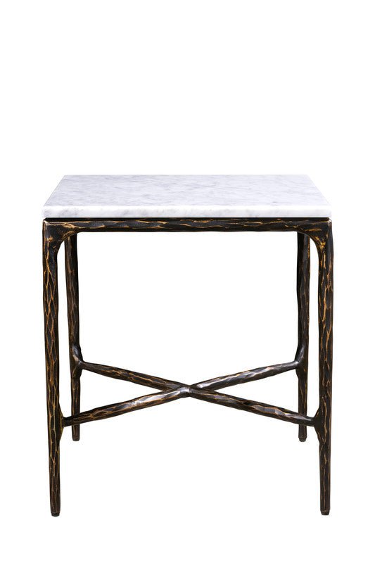 Luxo Side Table With Marble Top