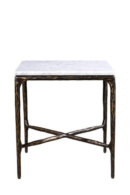 Luxo Side Table With Marble Top