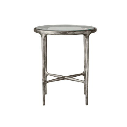Luxo Side Table With Glass Top