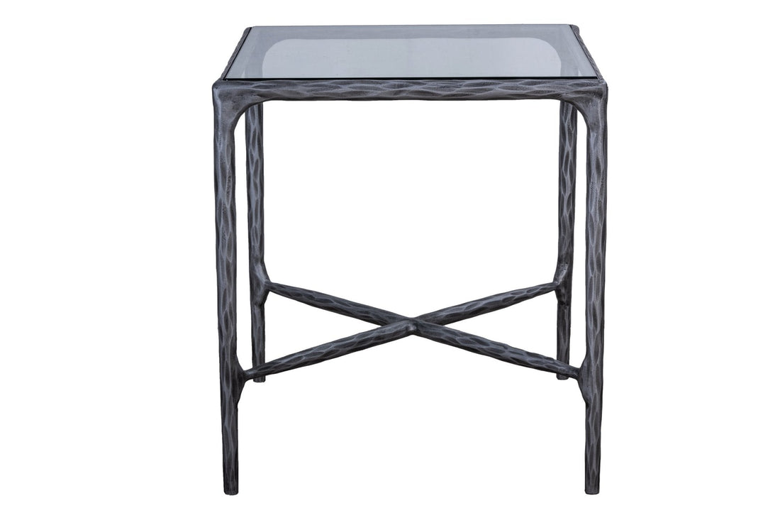 Luxo Side Table With Glass Top
