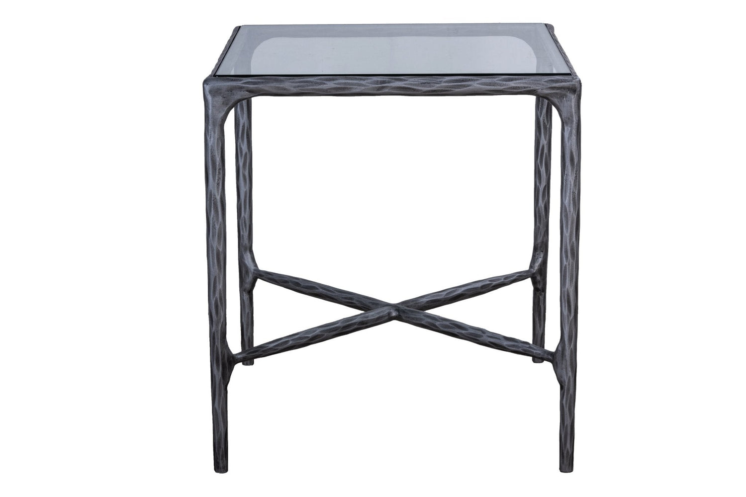 Luxo Side Table With Glass Top