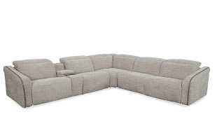 Luxora Grey Motion Power Sectional