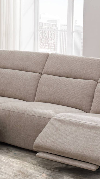 Luxora Grey Motion Power Sectional