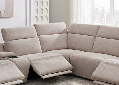 Luxora Grey Motion Power Sectional