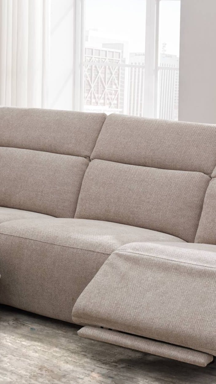 Luxora Grey Motion Power Sectional