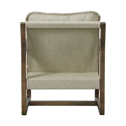 Spitfire Wood Trim Chair In Mekinney Fawn