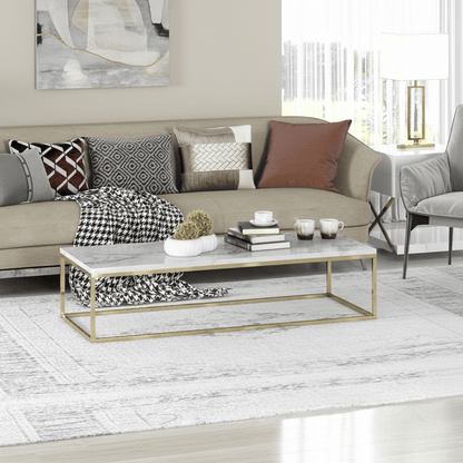 Marble RECTANGULAR COFFEE TABLE