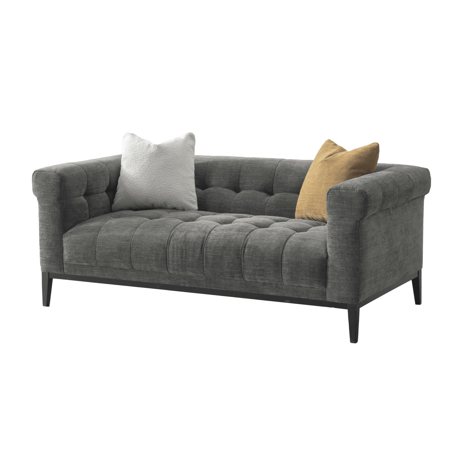 María Charcoal Sofa Set