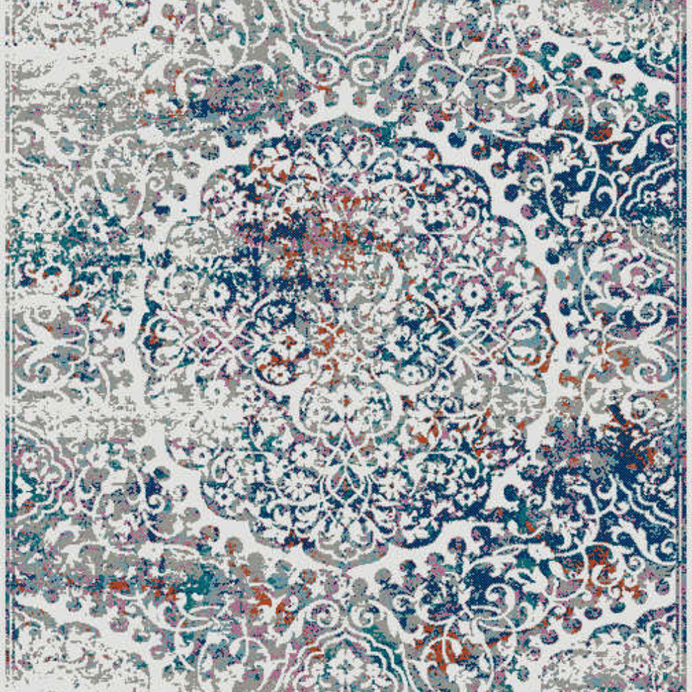 Marti Blue Red Rug