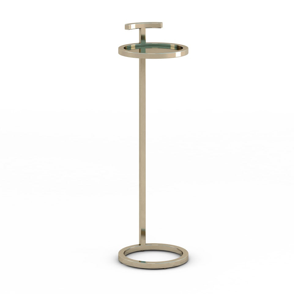 Black 14" Maisie Accent Table Round