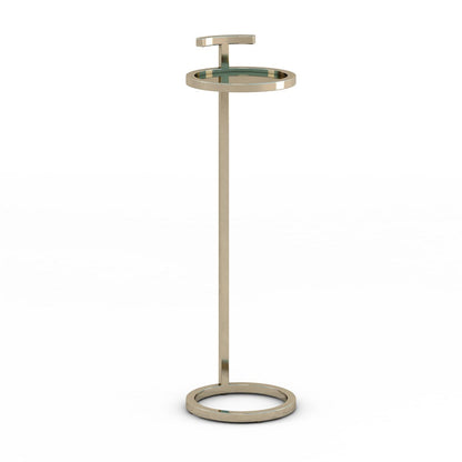 Black 14" Maisie Accent Table Round