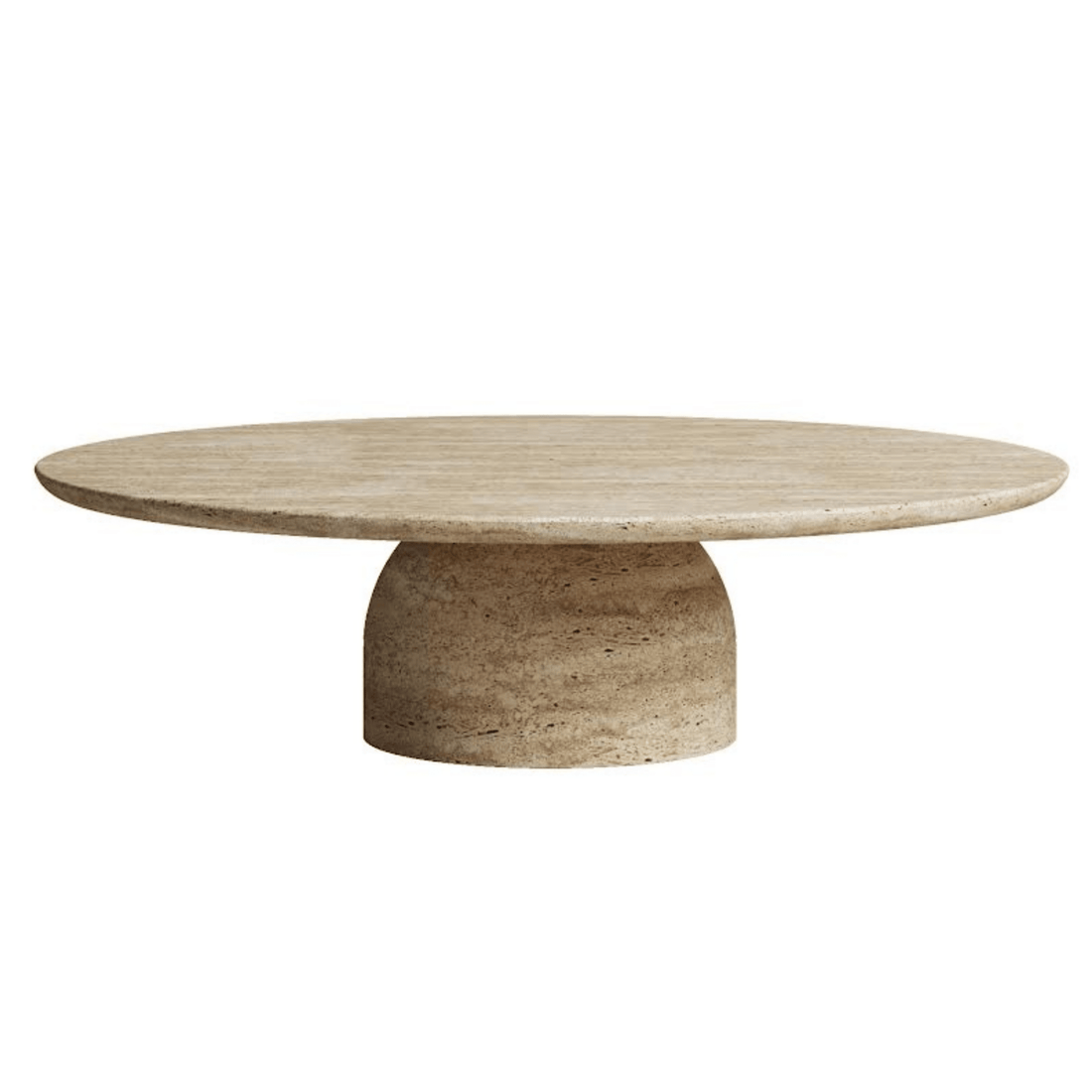 Matt Travertine Cocktail Table