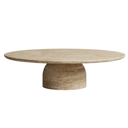 Matt Travertine Cocktail Table