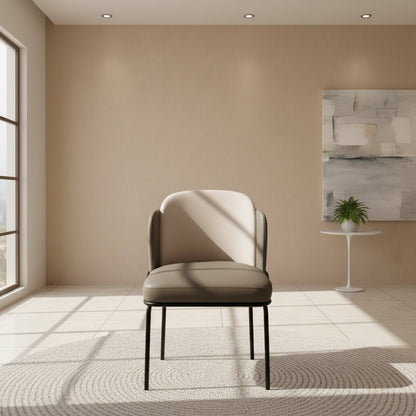 Matte Gray Dining Chair