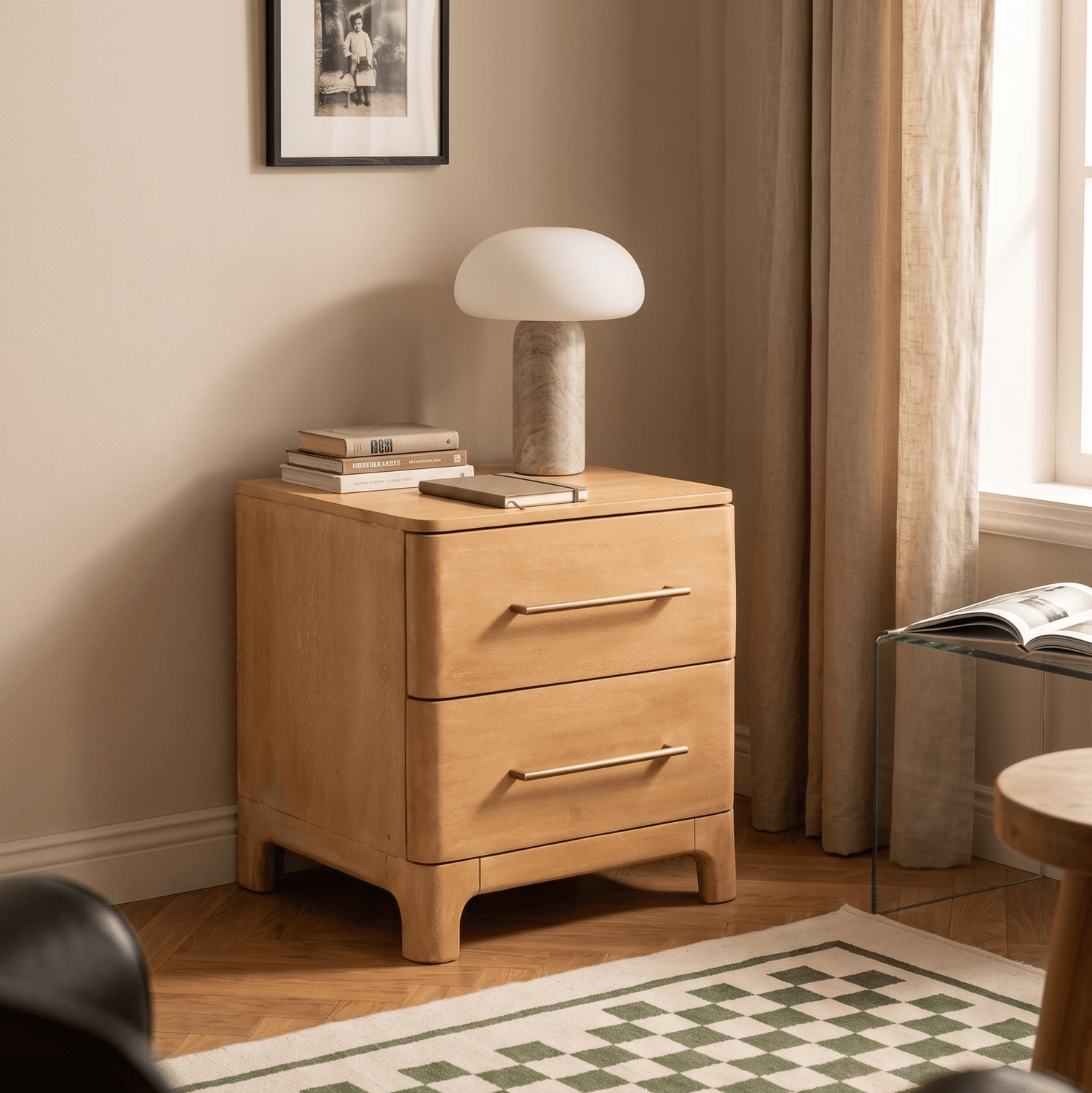Meadowline Mango wood Night Stand