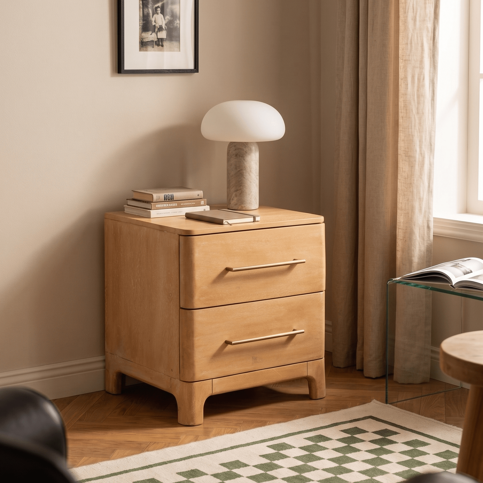 Meadowline Mango wood Night Stand