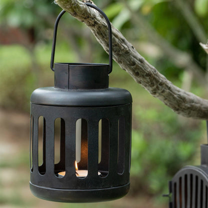 Kuma Metal Round Lantern Set of 2 (with T-Light)