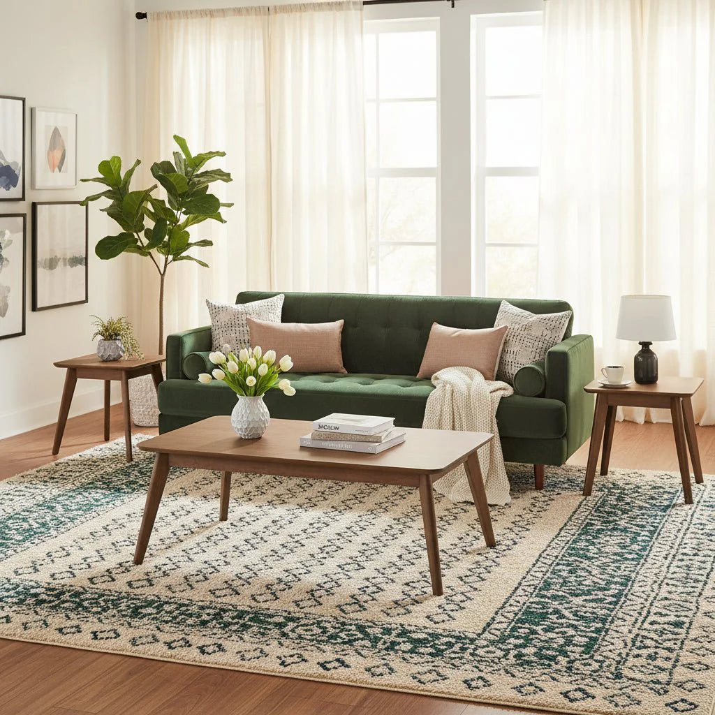 Megan marco brown Coffee table ( set of 3 )