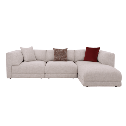 Meryl Beige Sectional Armless (94cm)