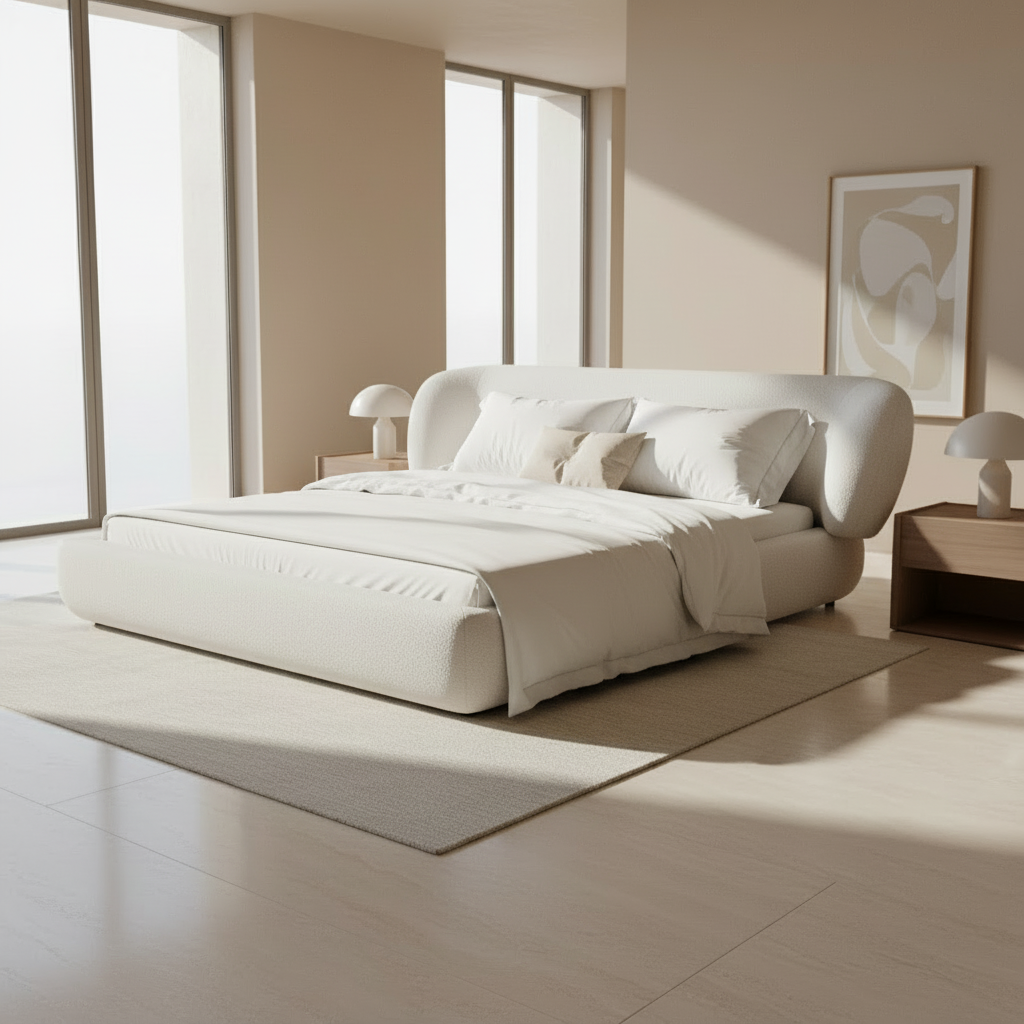 MetroNest Light Beige Bed