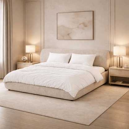 MetroNest سرير فضي كوين 150