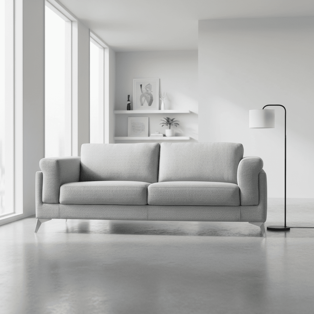 Miami Sofa In Gemini In Steel Grey