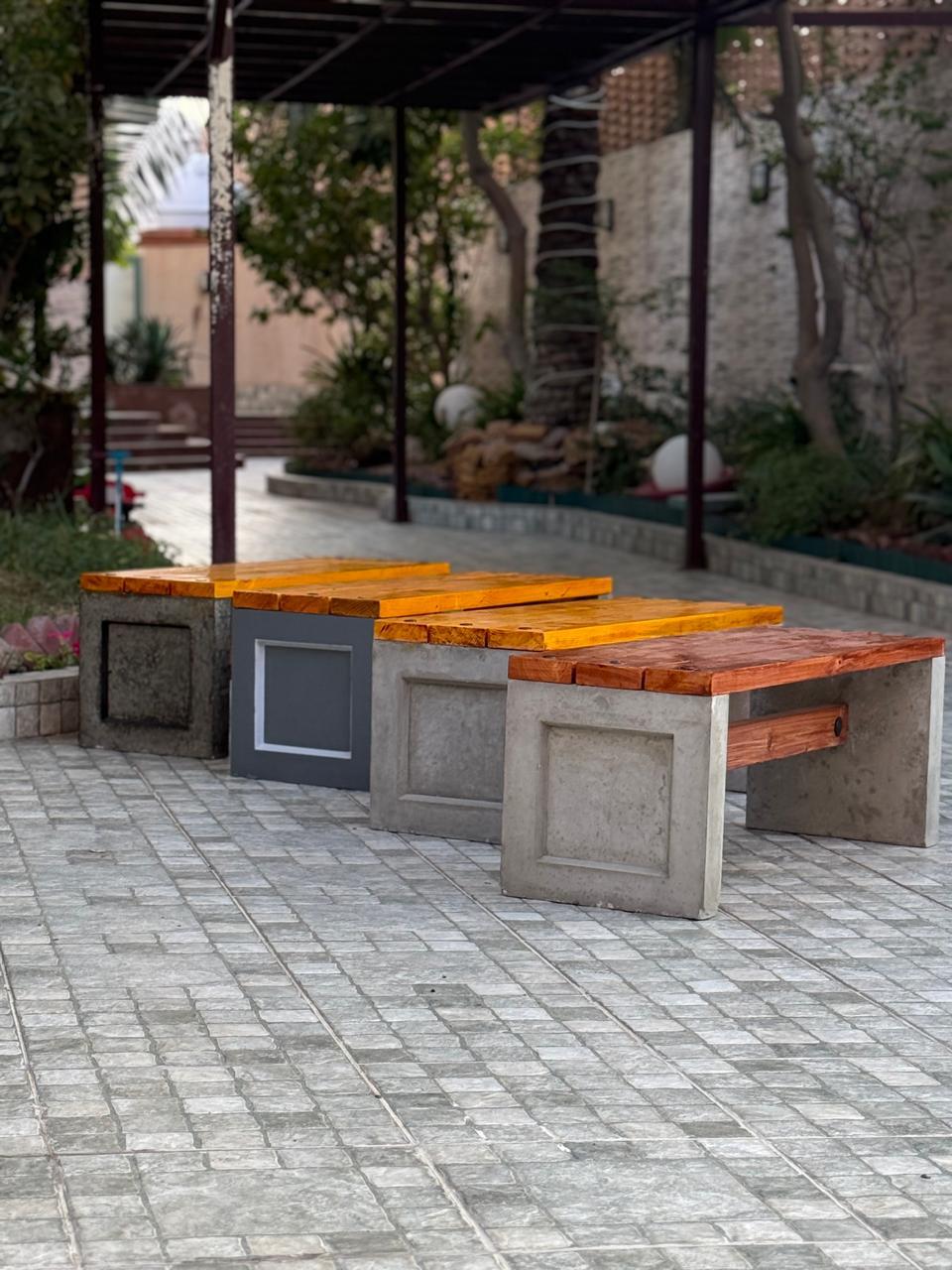 Misty Stone Bench