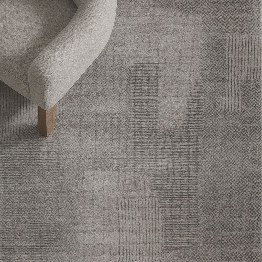 Modern brown Rug